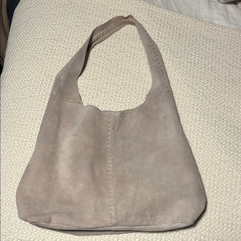 Suede hobo